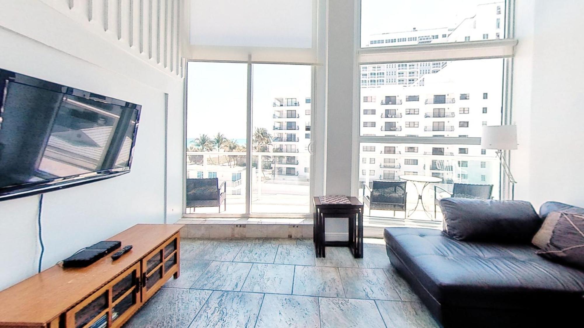 Castle M16 Oceanview Loft With Beach Access, Pool, Tennis And Free Parking! ไมอามีบีช ห้อง รูปภาพ